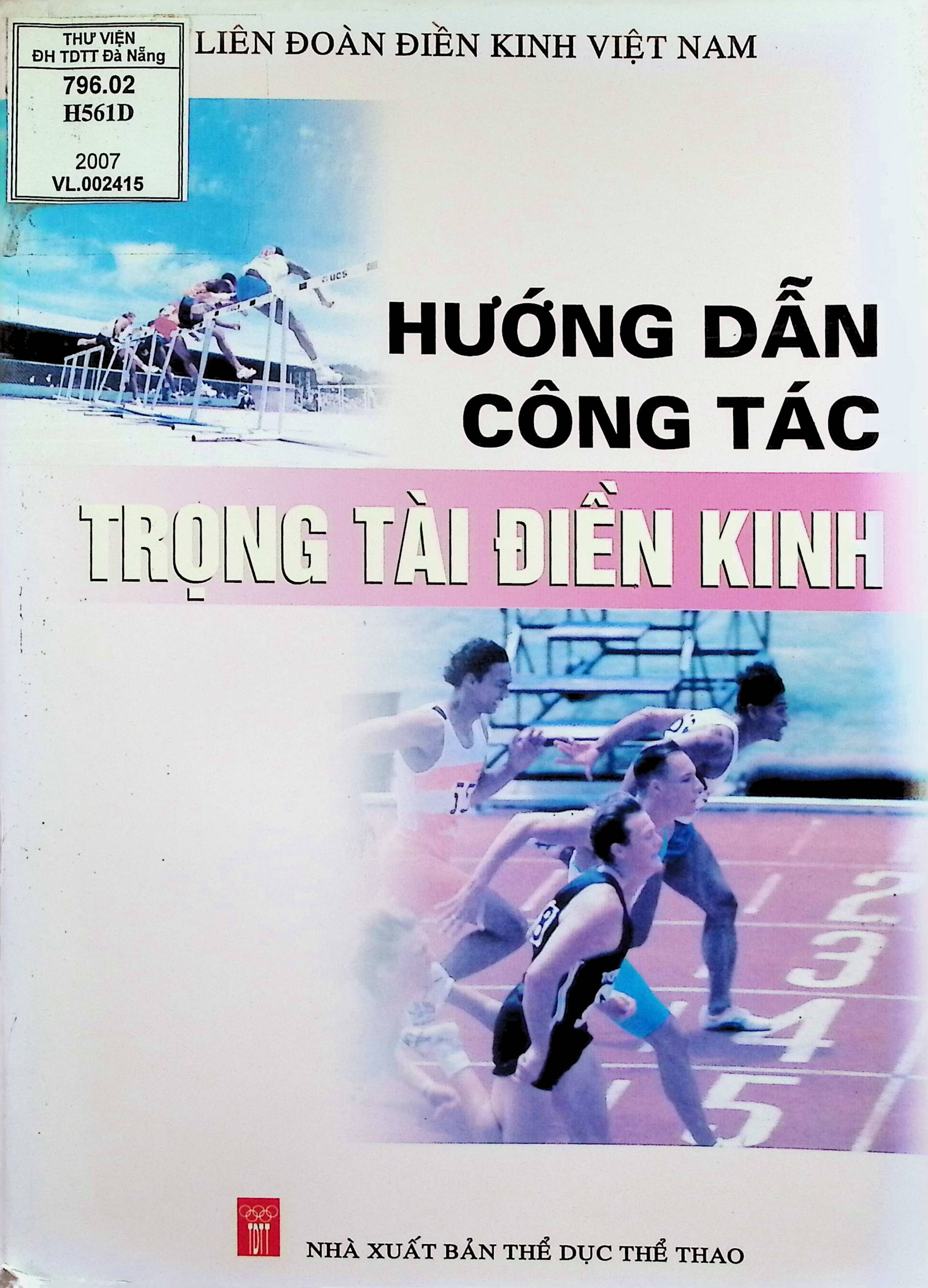 Hướng dẫn công tác trọng tài điền kinh
