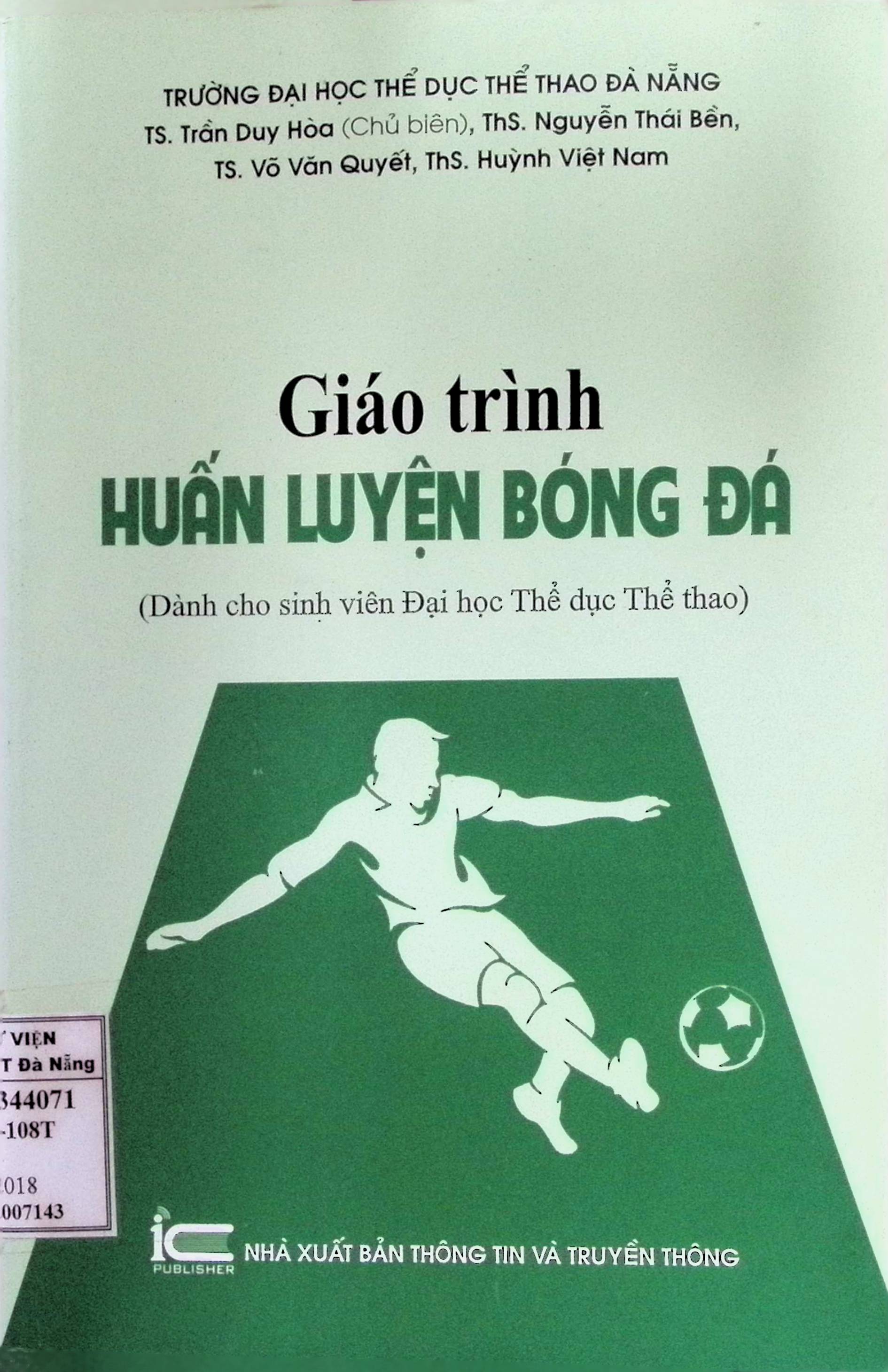 Giáo trình Huấn luyện bóng đá