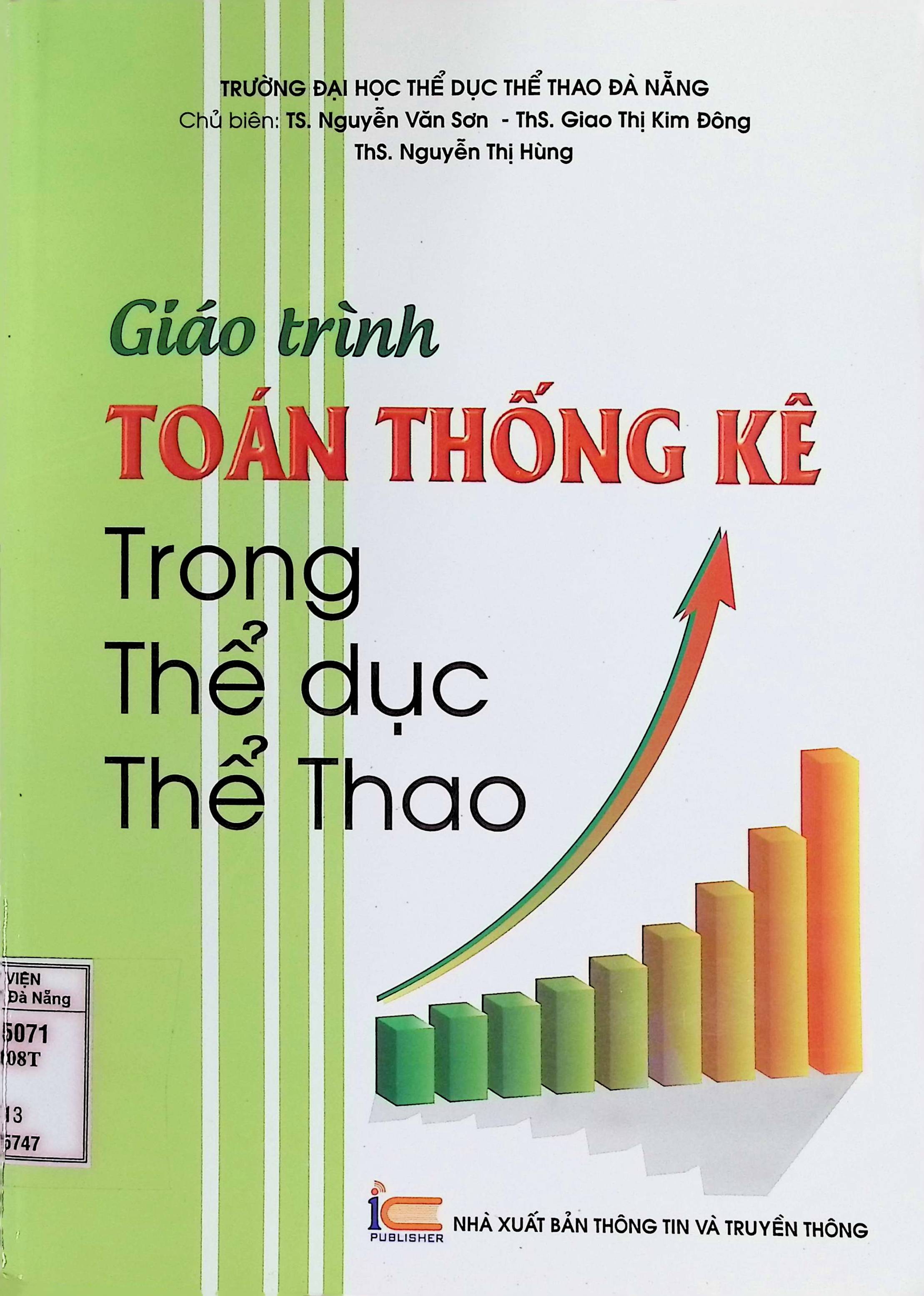 Giáo trình Toán thống kê trong thể dục thể thao