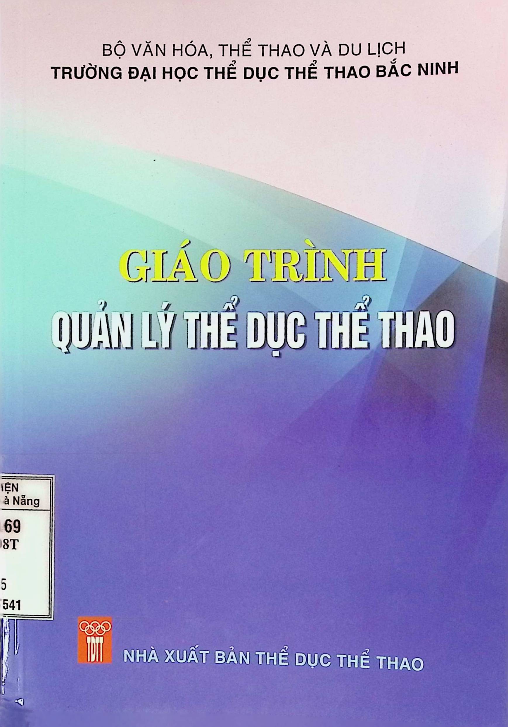 Giáo trình Quản lý Thể dục Thể thao