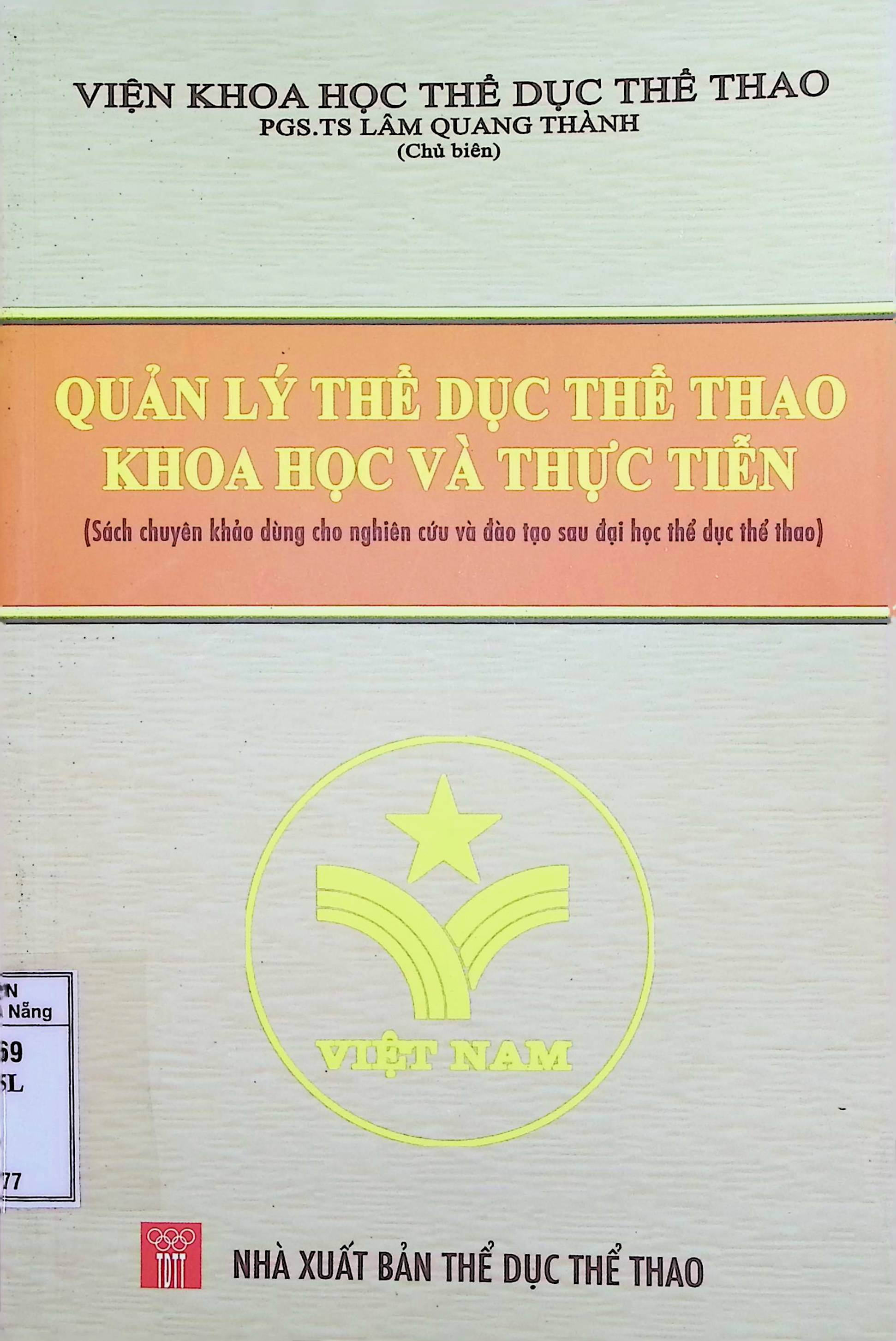 Quản lý Thể dục Thể thao khoa học và thực tiễn