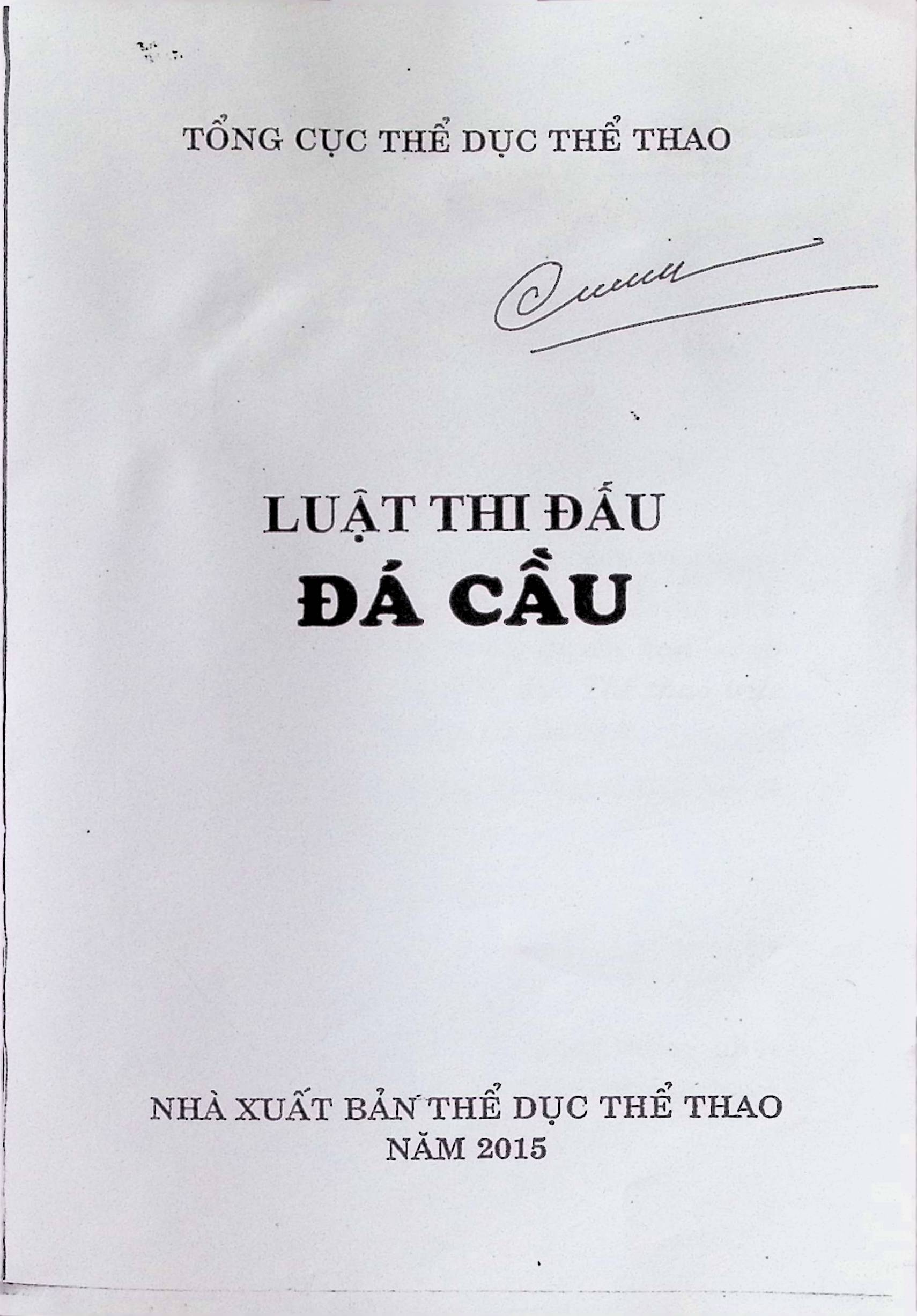 Luật thi đấu Đấ cầu