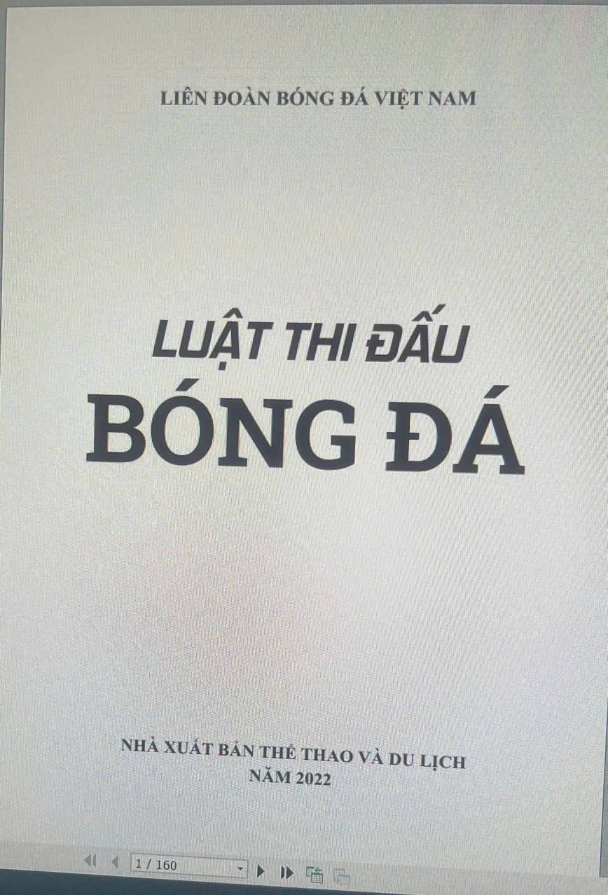 Luật thi đấu Bóng đá
