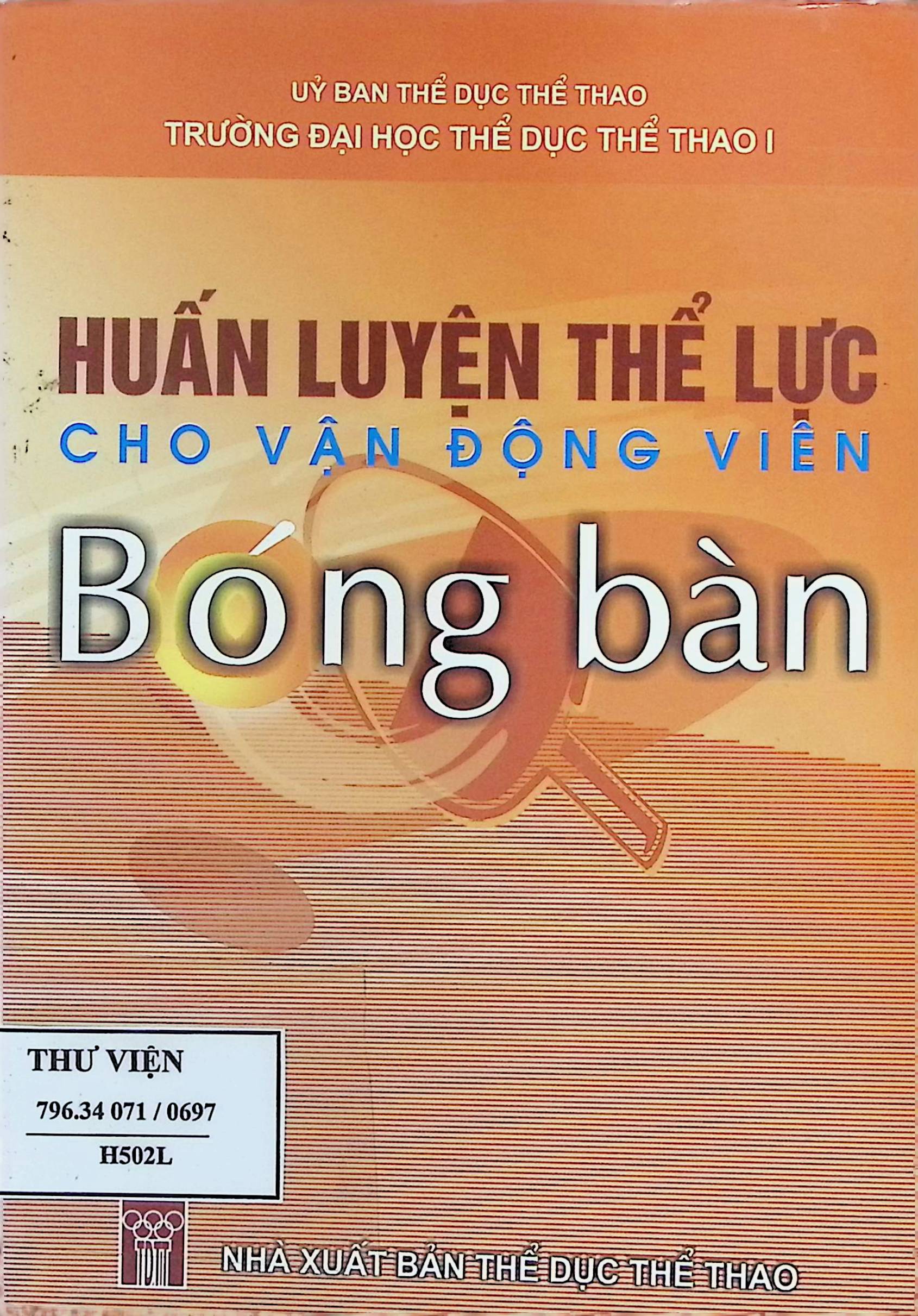 Huấn luyện thể lực cho VĐV Bóng bàn