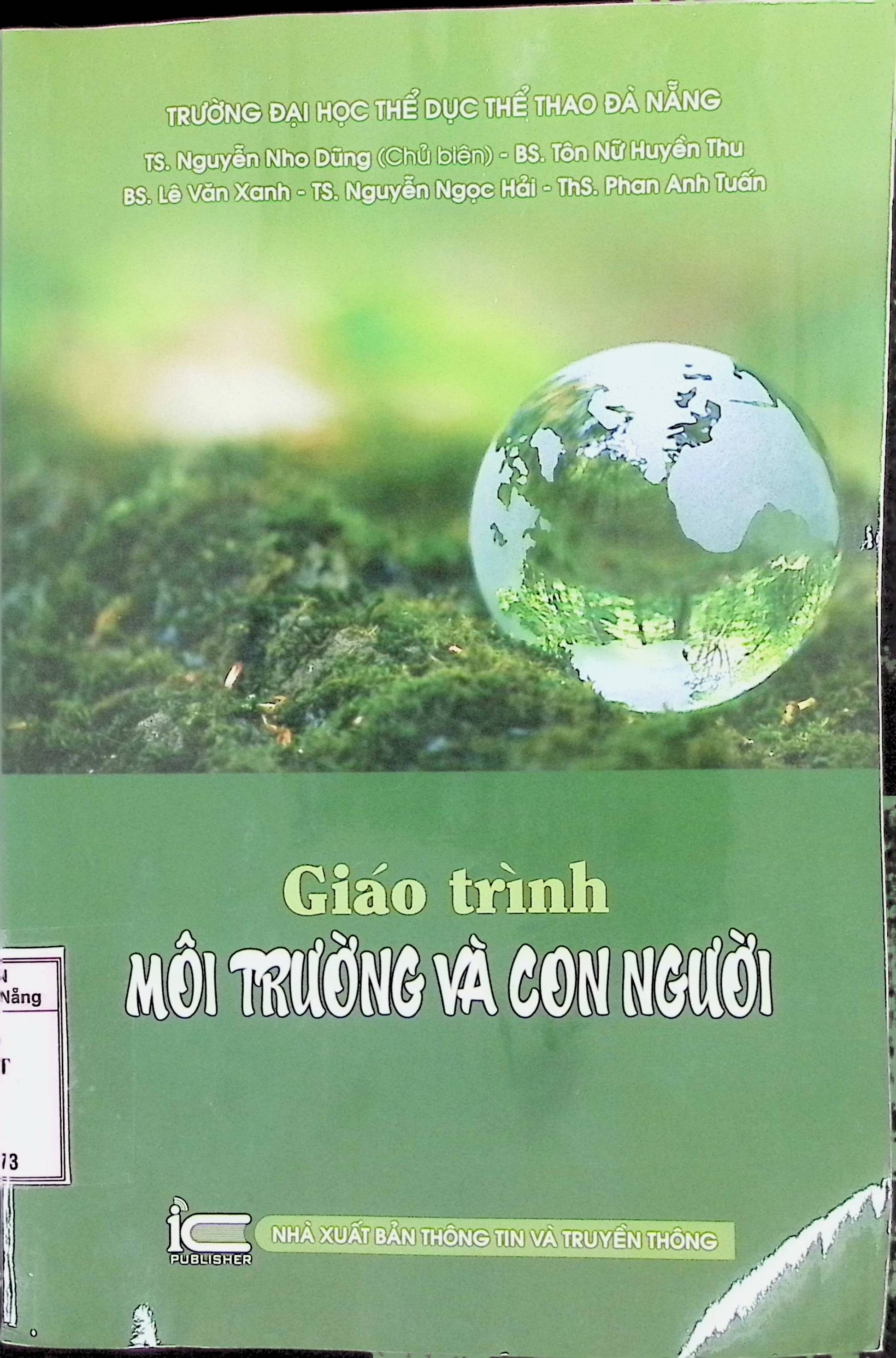 Giáo trình Môi trường và con người 2019